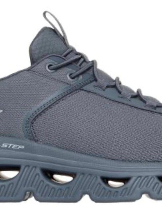 BOBS SKECHERS MENS ARCH WAVES SLICK TURNS CHARCOAL SLIP INS GLIDE-STEP SZ 12 NIB main image 5